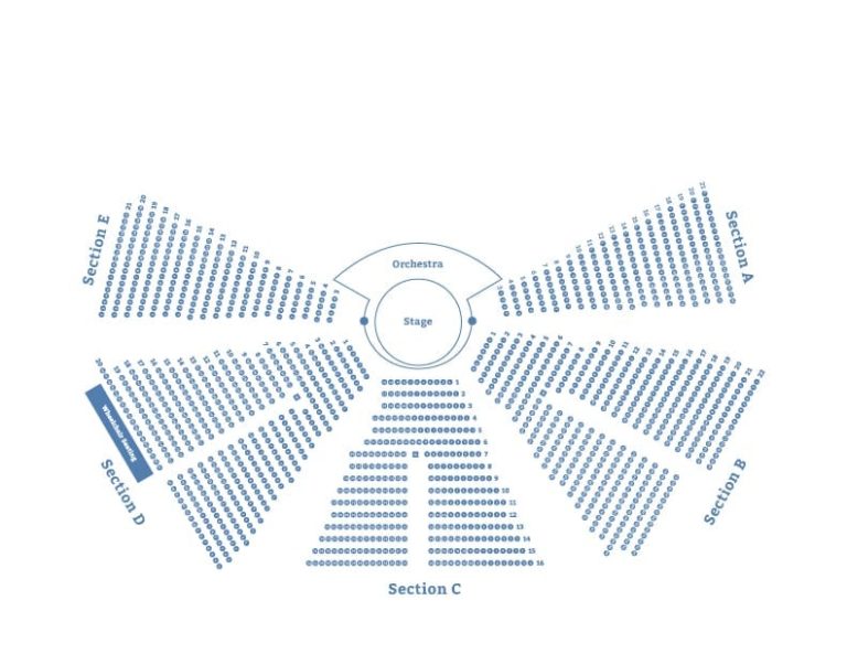 Seating Chart Melody Tent